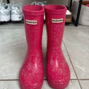 Hunter Girls Sparkle Rain Boots